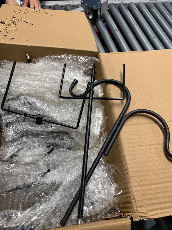 Photo 1 of (used)(see all images) Vivantia 24 Pack 24 Inch Adjustable Double Shepherds Hooks for Outdoor