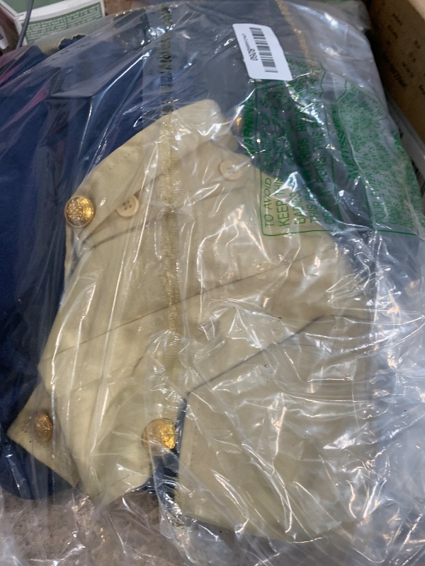 Photo 1 of **PARTIAL SET/MISSING PANTS**ReliBeauty Washington Costume Boys Hamliton American Colonial Uniform with Wig 150