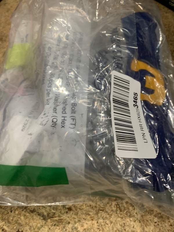 Photo 1 of 1/4" x 4" (100 Pack) Galvanized Carriage Bolt Kit Grade 307A Includes 1/4" USS Flat Washers (100 pcs) and 1/4"-20 Hex Nuts (100 pcs), Hot Dip Galvanized for Exterior Use by Makers Bolt