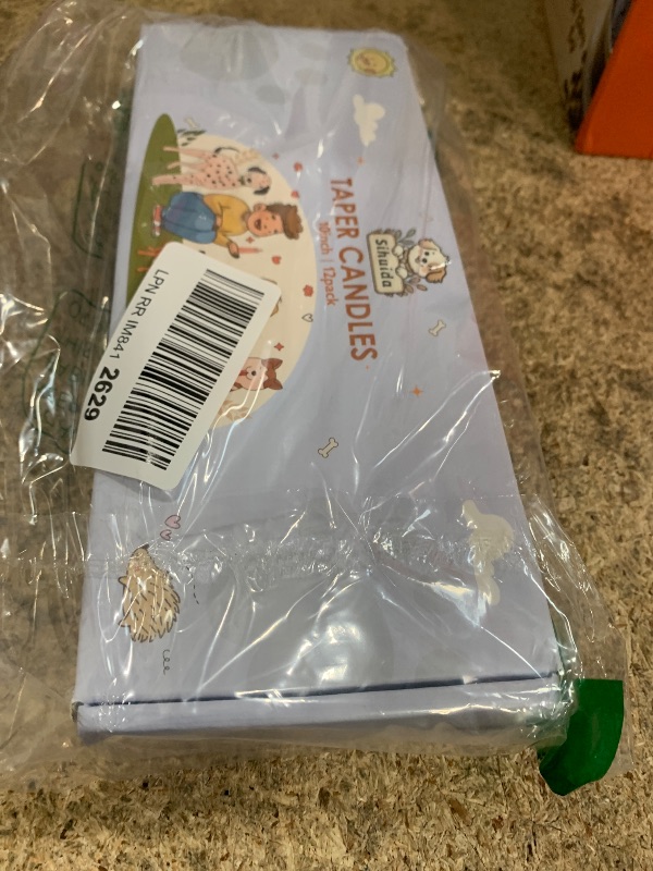 Photo 1 of 12 Pack 10 inch Pale Pink Taper Candles, Unscented Dripless Smokeless Candlestick Bulk for Home Dinner Wedding Romantic, 7-8 Hours Burn