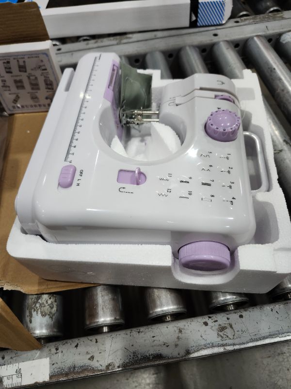Photo 1 of *********FOR PARTS ONLY- MISSING MOST ACCESSORIES INCLUDEING POWER CORD AND PEDAL**************
Sewing Machine for Beginners, Portable Mini Sewing Machine with 13 Replaceable Presser Feets, Built-in 12 Stitches, Extension Table, 39 Colors Thread, Reverse