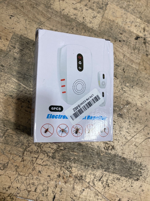 Photo 1 of 2025 Upgraded Ultrasonic Pest Repellent Indoor Insect Repeller, Pest Control, Repellent Roach, Mouse, Bugs, Mosquito, Mice, Spider, Ant, Rodent Repellent Ultrasonic Plug in, 3 Mode Switching, 6 Packs