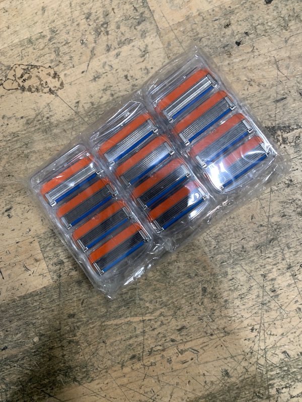 Photo 1 of  Premium Razor Blades for Men - 5-Layer Stainless Steel Refills Compatible with Fusion 5 Style Razors, Smooth Shaving Replacement Cartridges Value Pack