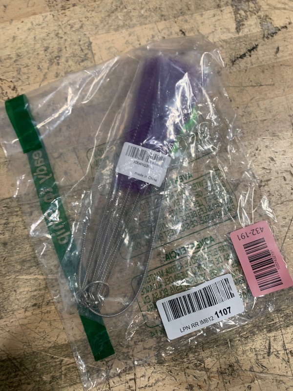 Photo 1 of 2024 Upgraded Long Straw Cleaner Brush,9.5in 10 Different Diameters Reusable Water Bottle Brush&1pcs 15in Spring Brush,Stainless Steel Nylon Tube Brush Kit for Sippy Cup,Water Bottle,Drinking Straw