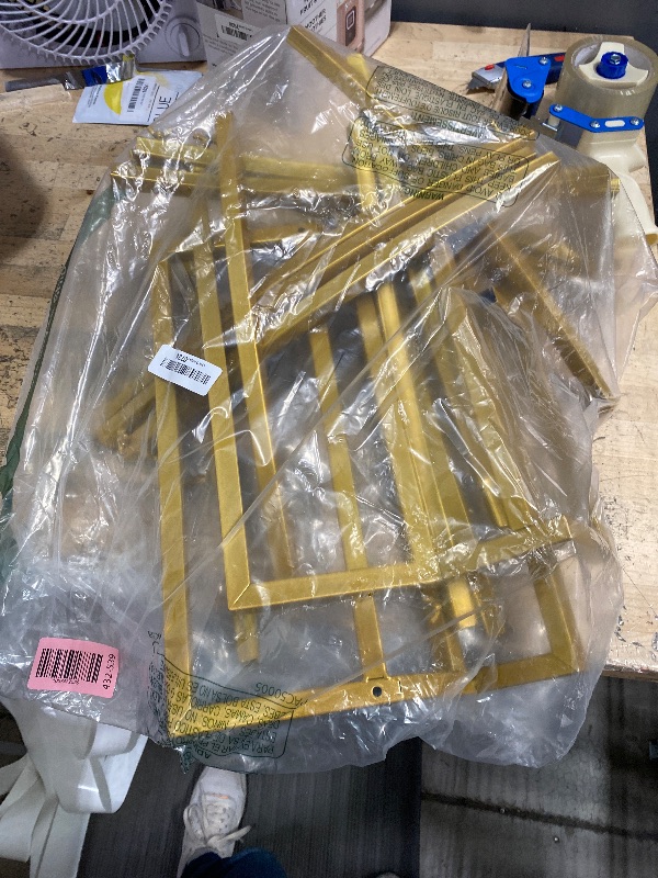 Photo 1 of ***POSSIBLY FOR PARTS/ UNKNOWN MISSING ASSEMBLY PIECES*** Asee'm 7.2FT Gold Wedding Arch Round Backdrop Stand Large Circle Metal Floral Balloon Frame for Party Anniversary Birthday Graduation Valentine Ceremony Decorations