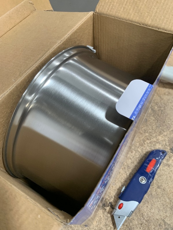 Photo 1 of **MISSING ALL FILTERS TO BE FUNCTIONAL** Tomxcute Cat Water Fountain, 3.2L/108oz Automatic Stainless Steel Pet Fountain Dog Water Dispenser, Ultra-Quiet Pump and 3 Replacement Filters & for Cats, Dogs, Multiple Pets