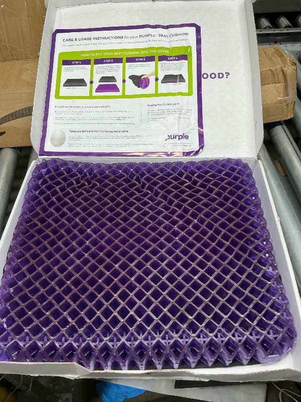 Photo 1 of  purple chair cushion 