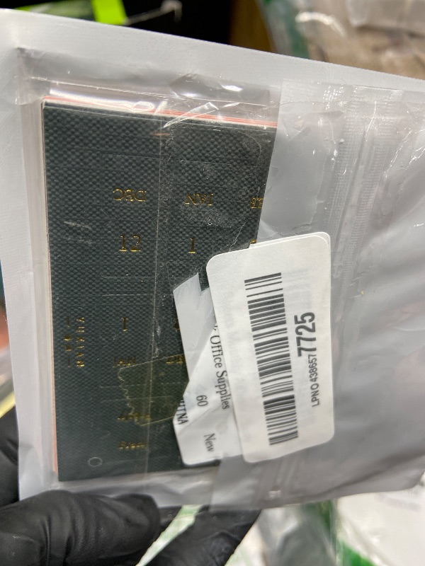 Photo 1 of 10 Sheets Monthly Adhesive Index Tabs, Planner Monthly Tabs Colorful Month Separator Tab Calendar Tab for Planners Study Notebook Office Supplies