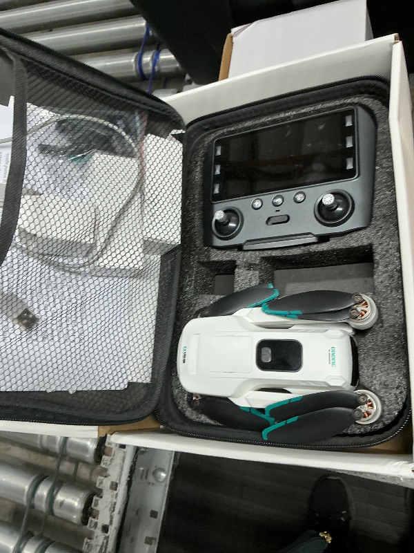 Photo 1 of (used)(sold for parts only) Drones with Camera for Adults 4K, GPS UHD Drone, 5G Remote Controller with Screen, One Key Return, Dual Camere 3rd Gear Speed