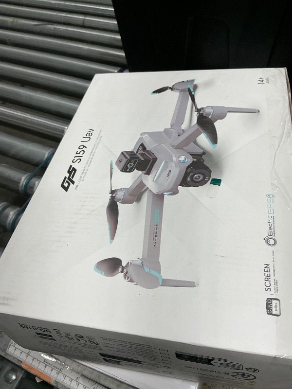 Photo 1 of (used)(sold for parts only) Drones with Camera for Adults 4K, GPS UHD Drone, 5G Remote Controller with Screen, One Key Return, Dual Camere 3rd Gear Speed