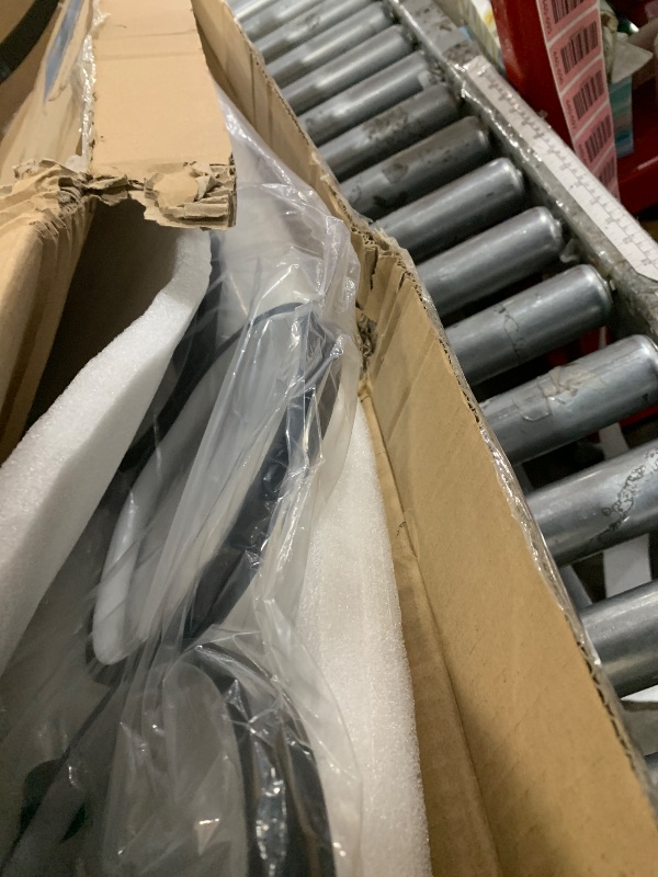 Photo 1 of **FOR PARTS ONLY**
NUÜR 43.3" Modern Floor Lamp, Ring Standing Lamp, Dimmable, Metallic Feel, Artistic Trendy Design, Energy-Saving, Touch Switch, Ideal for Home, Office, Eco-Friendly