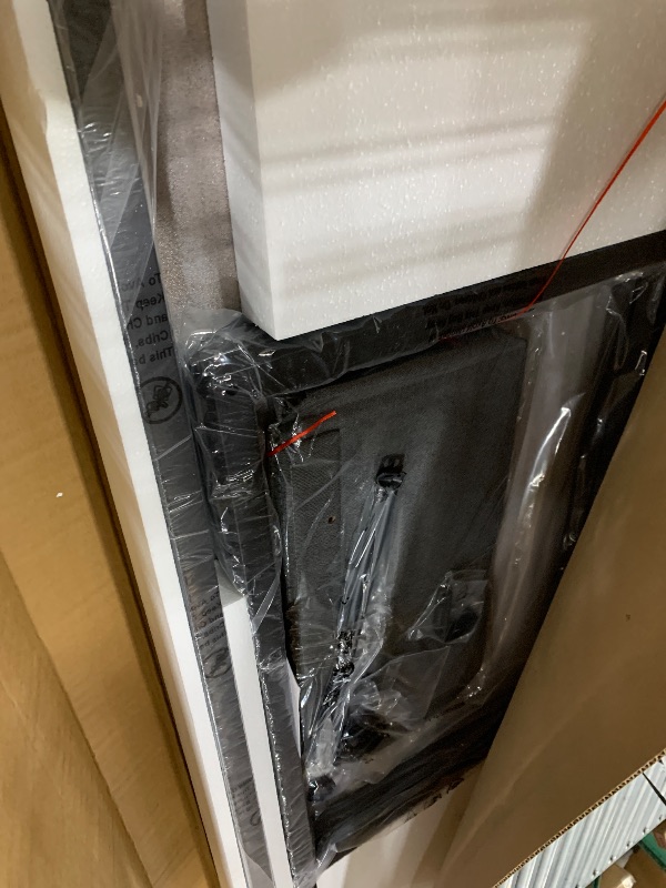 Photo 1 of EDX Computer Desk 55 Inch Writing Desk with Storage Bag Iron Hook Metal Frame for Home, Rustic BROWN