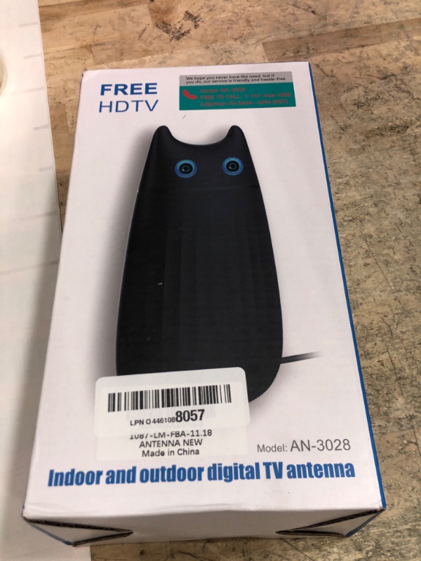 Photo 1 of 2800+ Miles Strongest TV Antenna, 2025 Upgraded Digital Antenna for Smart TV Indoor, 360° Reception Local Channels HDTV Antennas with Amplifier, Supports 4K 8K 1080P for All TVs - 38FT Coax Cable