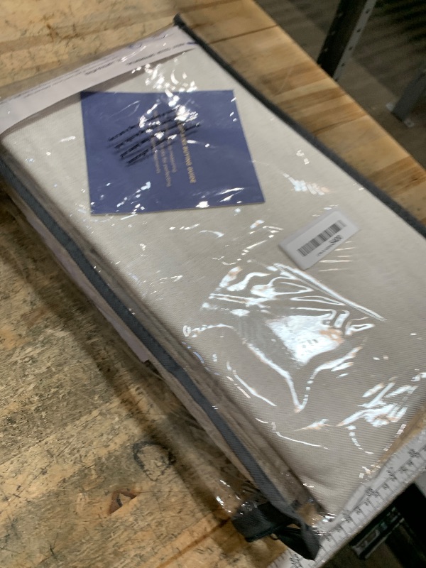 Photo 1 of 100% Blackout Shield Linen Blackout Curtains for Bedroom 96 Inches Long, Back Tab/Rod Pocket Living Room Drapes, Thermal Insulated Blackout Curtains 2 Panels Set, 50" W x 96" L, Beige