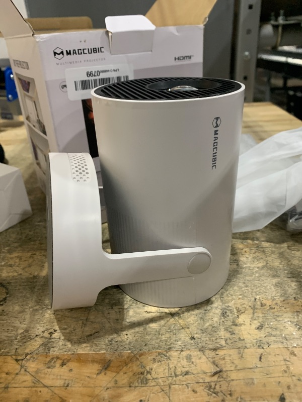 Photo 1 of ?Electric Focus?Magcubic Mini Projector 4K Support, Portable Projector with WiFi 6 and Bluetooth 5.4, Smart Proyector, 5W Soundbase Speaker, 180° Rotation for Home Theater HY300 Ultra