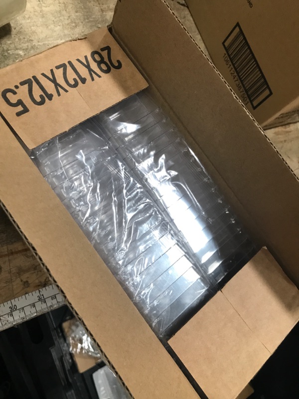 Photo 1 of *** MISSING SPOONS*** Qeirudu 50 Pack 5 oz Dessert Cups with Lids and Spoons - Plastic Pudding Cup Small Parfait Shooter Glasses for Pastry Cheesecake Mousse Jello