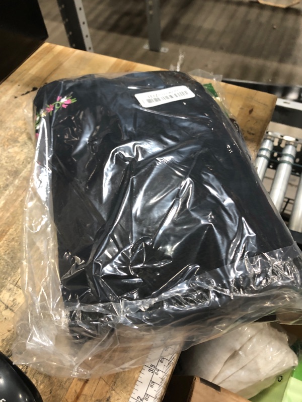 Photo 1 of & Company Womens Stretch Denim Overalls PVJ6126 BLACK L