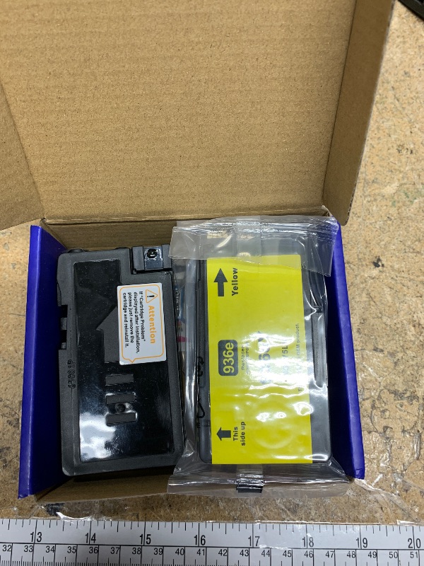 Photo 1 of (Latest Chip) 936XL 936e 936 Ink Cartridges Combo Pack Compatible Replacement for HP Ink 936XL Black and Color Combo Pack Works with OfficeJet Pro 9110, 9120, 9130, 9730 Printer (BK/C/Y/M, 4-Pack)