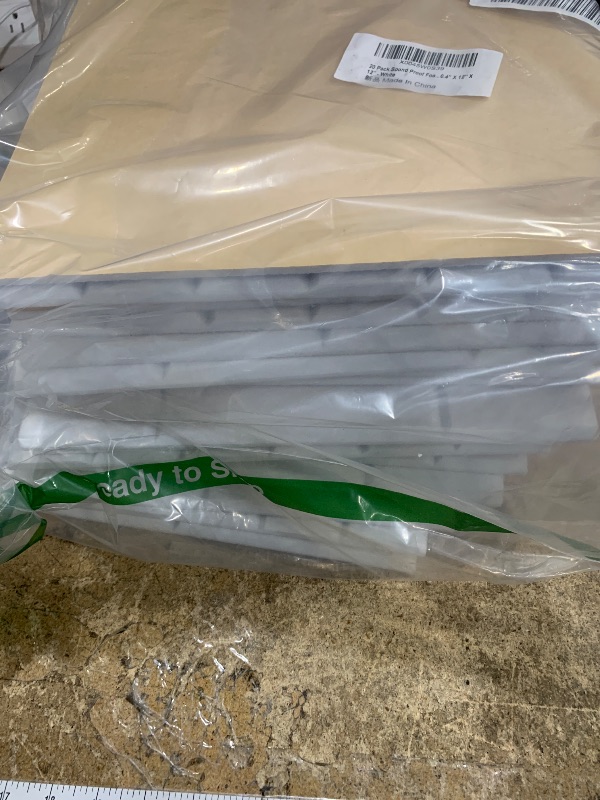 Photo 1 of 20 Pack Acoustic Panels with Self Adhesive, 12" X 12" X 0.4" High Density Sound Proof Foam Panels for Walls, Soundproof Wall Panels, Brick Sound Absorbing Panels for Home Studio Office Decor - White