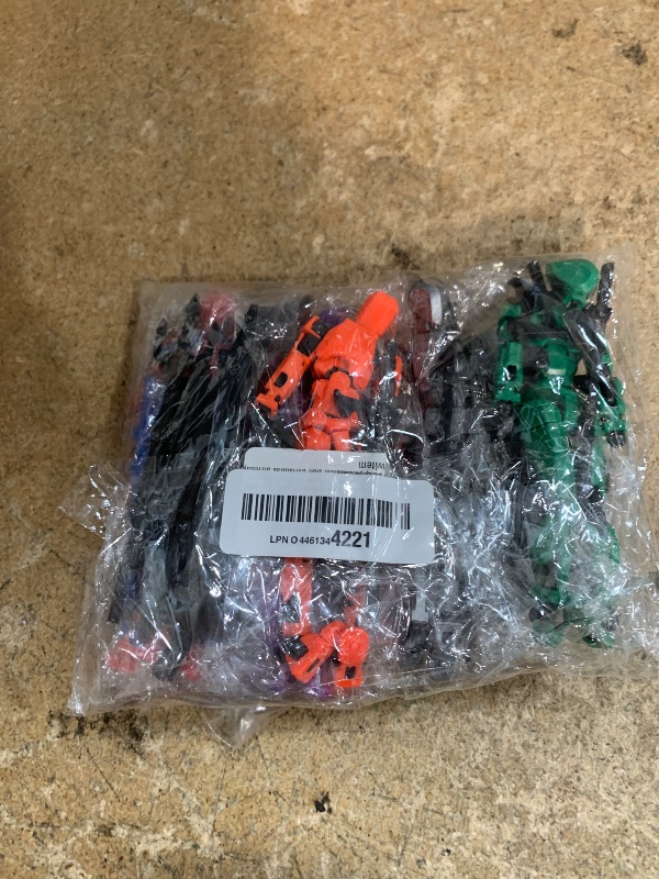 Photo 1 of (Assembly Completed) 6 Packs Dummy13 Action Figure Set, 3D Printed ActionFigure Toy Gifts for Kids, Dummy 13,Robot 13 Action Figure Full Body Mechanical Doll Christmas Birthday Gift for Boys Girls