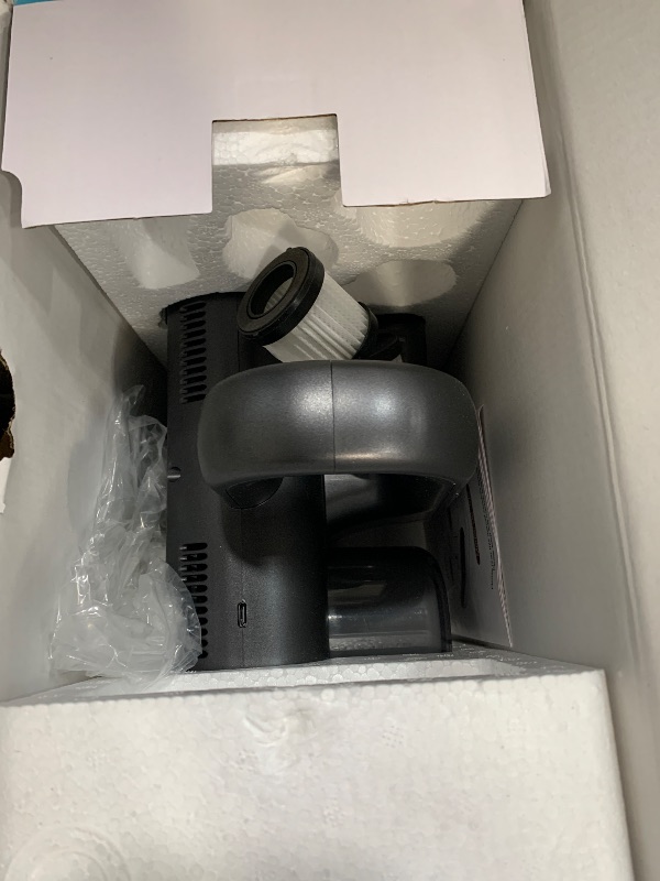 Photo 1 of ***MISSING CHARGER CORD & 1 EXTRA FILTER (SUPPOSED TO HAVE 3 EXTRA FILTERS/HAS 2 EXTRAS IN PACKAGING) Amzany Mattress Vacuum Cleaner - 5-in-1 Cordless Bed Vacuum Cleaner, Powered by Ultrasonic Technology, 16Kpa Strong Suction,Low Noise,Suitable for Dust, 