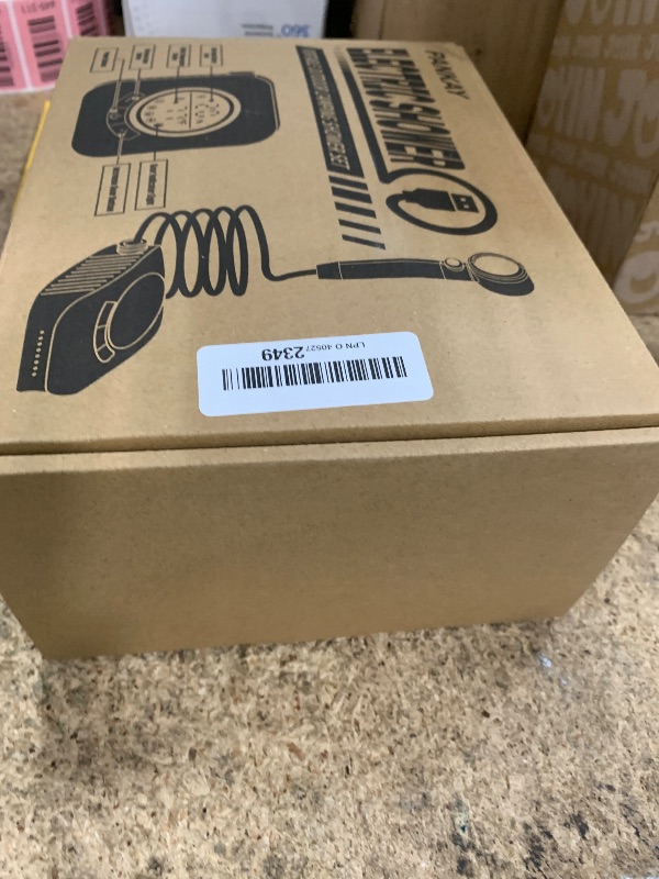 Photo 1 of ***MISSING USB CABLE*** Portable Shower for Camping, 8000mAh Rechargeable Camping Shower Pump with XL Foldable Bucket, IPX8 Waterproof, Surrounding Water Inlet, 5 Pressure Modes Outdoor Shower Pump for Hiking, Travel, Pet