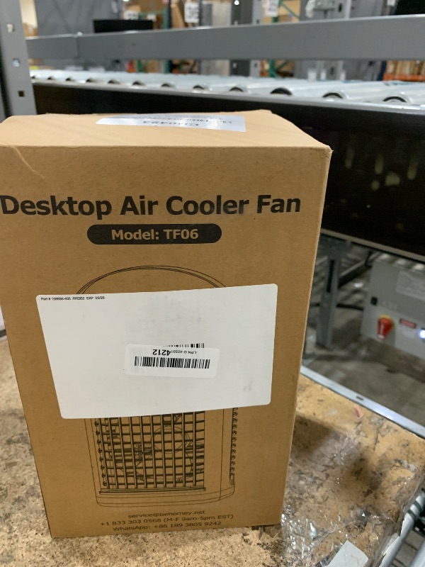 Photo 1 of **MISSING REMOTE** FANCOLE Small Air Conditioner, 5400mAh Battery, 2 Ice Packs Evaporative Air Cooler, 7H Smart Timer & 16.5ft Remote, 7-Color Light, 1200ML Water Tank, 3 Speed & 2 Cool Mist Portable AC Unit for Bedroom