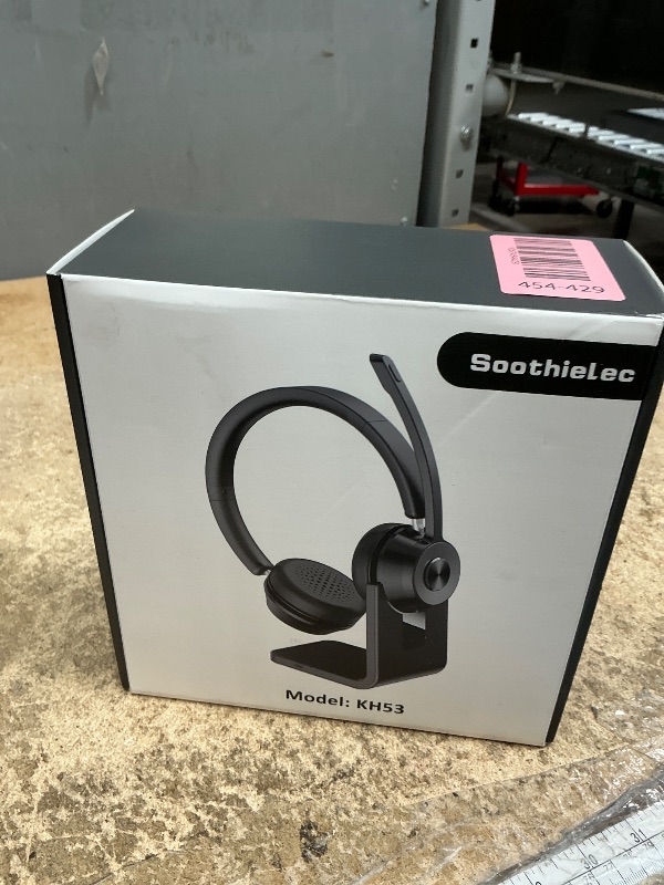 Photo 1 of (Upgraded Version) Wireless Headset, Bluetooth Headset with Noise Cancelling Microphone, Best Headphones with Mic Mute & USB Dongle for PC/Computer/Laptop/Cell Phones/Remote Work/Call Center