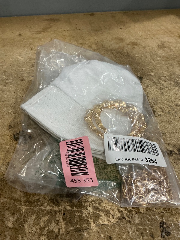 Photo 1 of **MISSING GLASSES**Sintege 80s 90s Outfits Accessories for Men Women Hip Hop Costume Kit,rapper Outfits Hip Hop Jewelry Set for Women Men