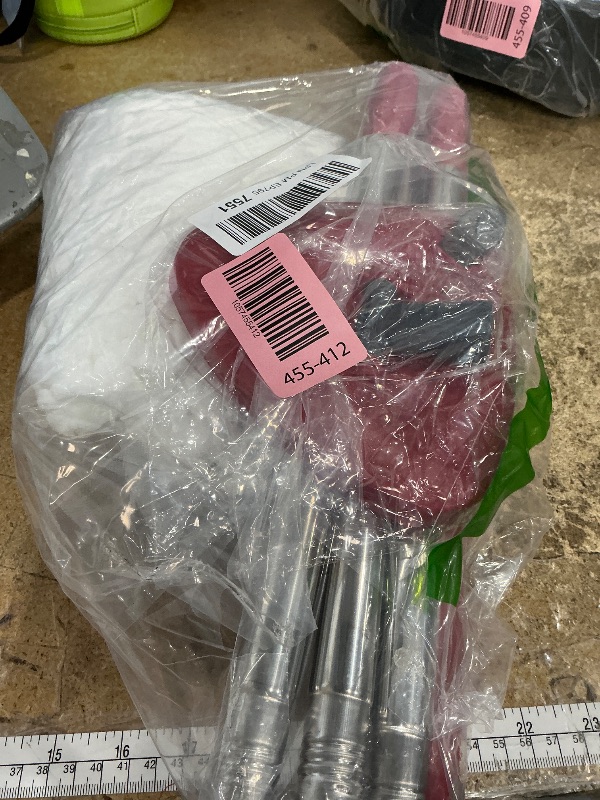 Photo 1 of 4 Pack Mop Head Replacement Compatible with O-Cedar EasyWring 1 Tank System, Spin Mop Head Replace with 30-58" Handle and Base ,Refills Machine Washable(White,1 Tank)