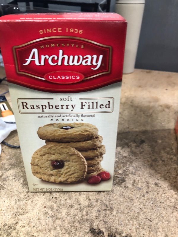 Photo 1 of Archway Cookies, Raspberry Filled, 9 Oz
