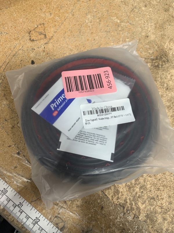 Photo 1 of ?New Upgrade? Weather Stripping Door Seal, Silicone Door Weather Stripping for Door Frame & Window, SelfAdhesive Weatherstripping Insulation Soundproof Strip, Suit for 4-7mm Gap (16.5FT Black)