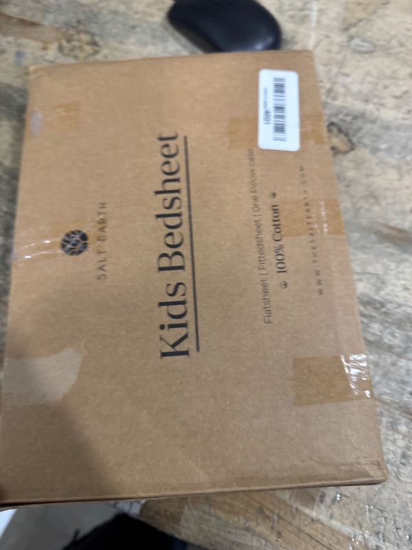 Photo 1 of 100% Cotton 210TC Salt Earth Kids Bedsheet, Twin Sheets Set for Toddler bed, 3 Piece Bedding Set Including Flat Sheet, Fitted Sheet, and Pillowcase, Themed Cute Sheets for a Playful Kids Bed (Unicorn)