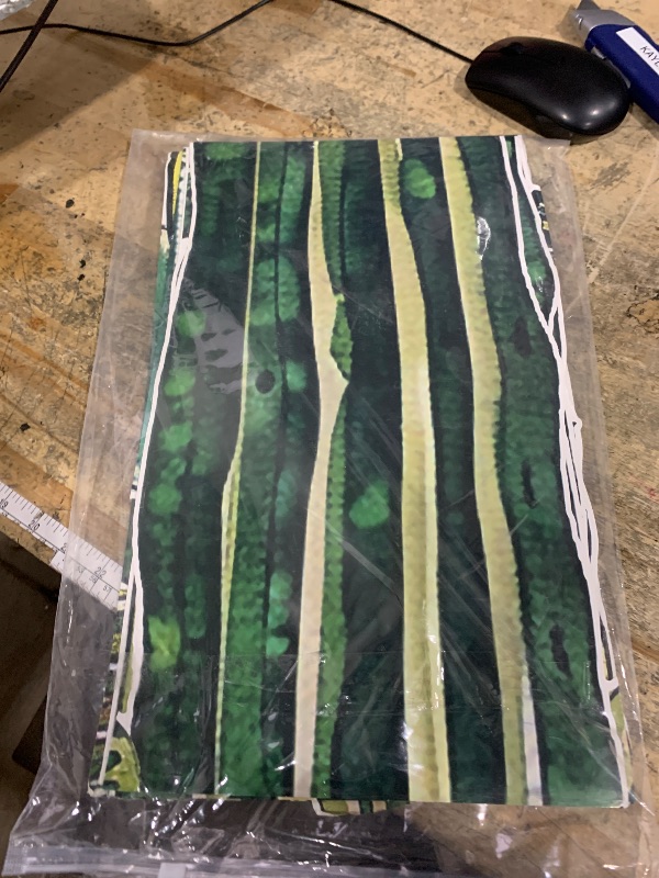 Photo 1 of 2 Pcs 6 Feet Large Boho Cactus Wall Decor Jointed Cactus Cutouts Wall Stickers Tropical Cacti Home Decals Stickers DIY Bohemian Green Botanical Decorations for Classroom Bedroom