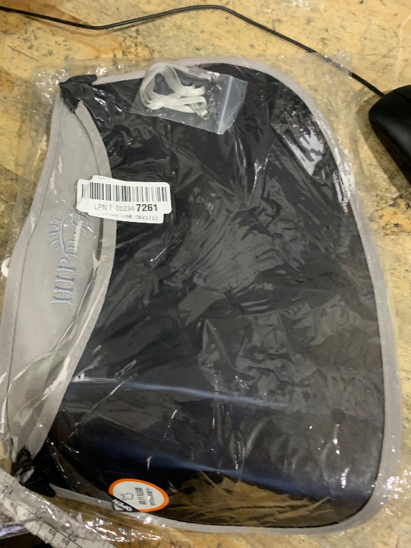 Photo 1 of **MINOR DAMAGE TO VISOR (BENT) ** Women Sun Visor Face Shield Sunblock UV Protection Visor Hat UPF 50+ Beach Sun Hat Adjustable Golf Tennis Sports Cap Gray