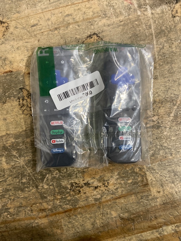 Photo 1 of (Pack of 2) Replacement Remote Control Only for Roku TV, Compatible for TCL Roku/Hisense Roku/Onn Roku/Sharp Roku/Element Roku/Westinghouse Roku/Philips Roku Smart TVs (Not for Roku Stick and Box)