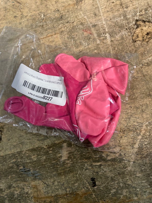 Photo 1 of (6 Pack) 12 Inch Latex Balloons Korean Finger Heart Symbol Kpop Merchandise For Birthday, Party, Wedding, K-Pop Concert, Pink