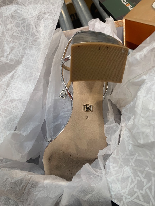 Photo 1 of ****NO STOCK PHOTO OF ACTUAL SHOE PHOTO FOR REFERENCE**** Jewel Badgley Mischka Rayla Block Heel Sandal