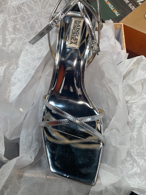 Photo 1 of ****NO STOCK PHOTO OF ACTUAL SHOE PHOTO FOR REFERENCE**** Jewel Badgley Mischka Rayla Block Heel Sandal