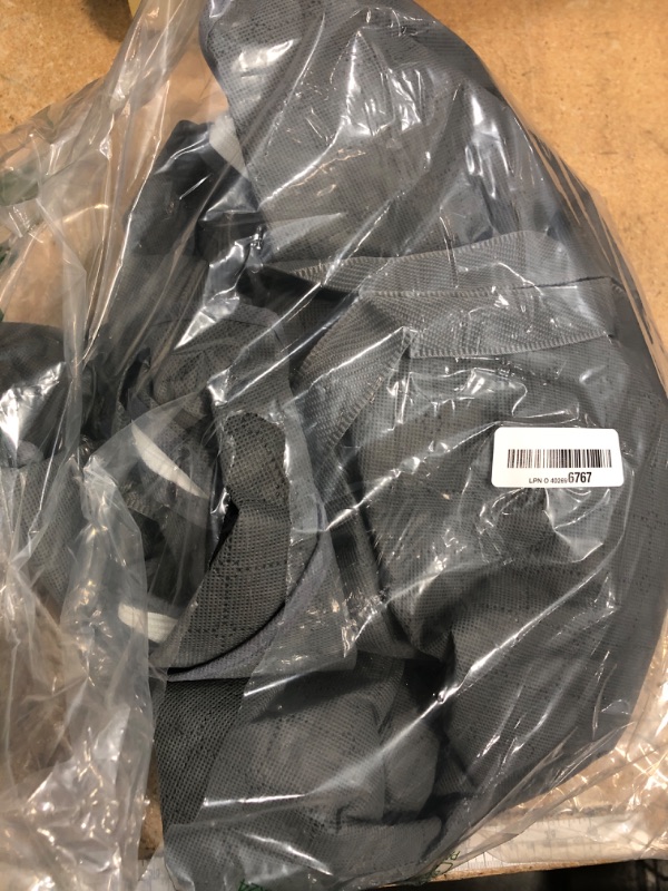 Photo 1 of 105L Extra Large Storage Bags for Blankets, King Comforters, Bedding, Clothes, Pillows, Sheets - Closet Organizers and Storage with 4 Handles & Clear Window, Foldable & Breathable (Grey, 3pack)