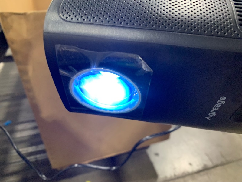 Photo 1 of [Electric Focus] Projector with WiFi and Bluetooth, Native 1080P 15,000 Lumens 4K Supported, Agreago Outdoor Movie Projector for Home Theater UP to 300", for iOS/Android/TV Stick/HDMI/USB