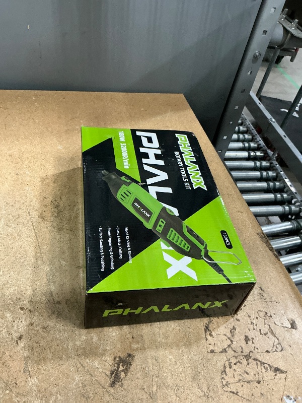 Photo 1 of 180W Rotary Tool Kit, 1.5-Amp PHALANX 6 Variable Speed with Flex Shaft, 8000-32000RPM Multi-Tool& 139pcs Accessories Kit, Power Multiuse Set Prefect for Crafting Projects and DIY Creations…