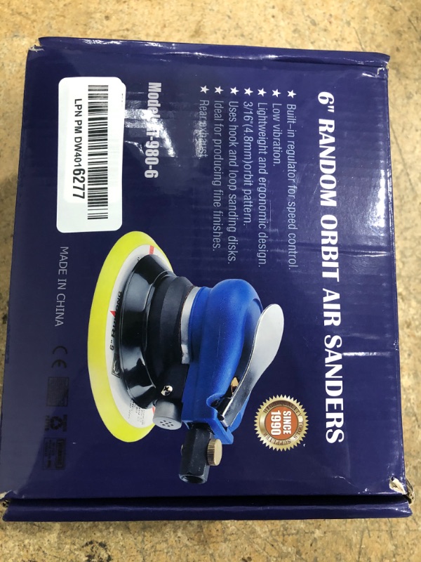 Photo 1 of **UNTESTED/ UNKNOWN MISSING PIECES OR DAMAGES*** PROSHI 6“ Random Orbit Air Sanders