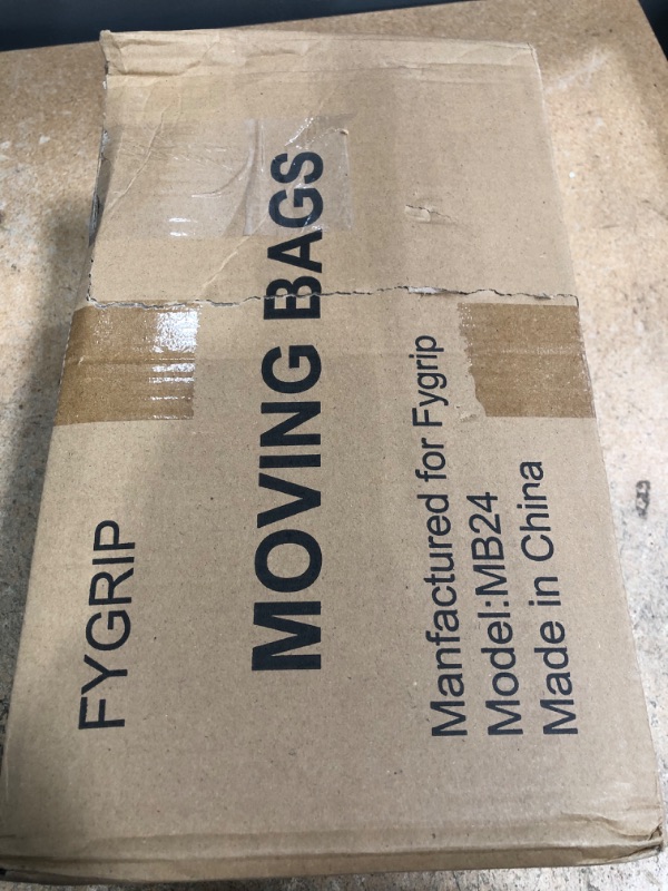 Photo 1 of 12 Pack Extra Heavy Duty Large Moving Bags with Strong Zipper & Comfortable Handles, Sturdy & Durable Clothes Storage Bags Totes Bins, Packing Moving Boxes for College Supplies, Black