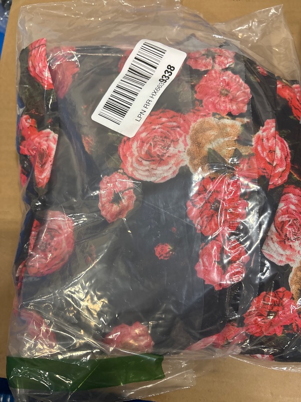 Photo 1 of 2025 Women's Summer Sleeveless Off Shoulder Floral Flowy A Line Maxi Dresses Black Red S