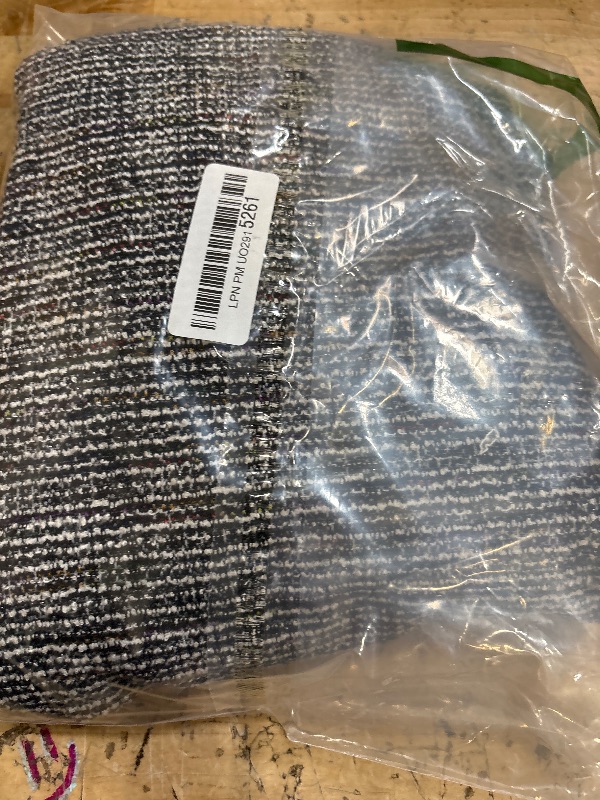 Photo 1 of **HAS FABRIC SNAGS** VFSHOW Womens Fall and Winter Black Tweed Work Slim Front Zipper Office Business Bodycon Pencil Sheath Dress 10070 BLK S