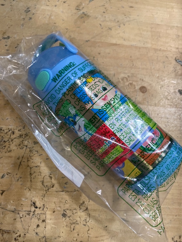 Photo 1 of **MISSING STRAW ** THERMOS FUNTAINER Water Bottle with Straw - 12 Ounce - Kids Stainless Steel Vacuum Insulated Water Bottle with Lid, Cocomelon