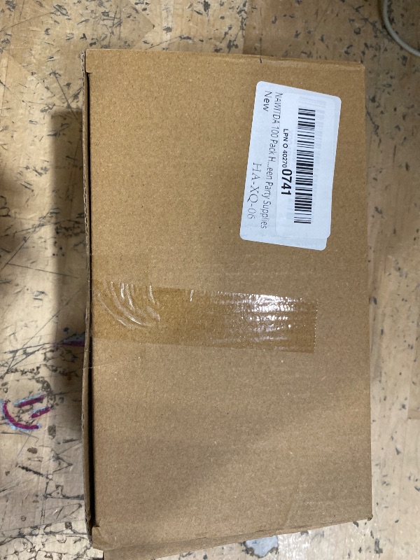 Photo 1 of 100 PCS Halloween Party Favors for Kids, Halloween Party Supplies Glow in The Dark Toys Bulk Light Up Rotating Necklaces Bracelet LED Rings Halloween Treats for Goodie Bag Fillers Trick or Treat Toy