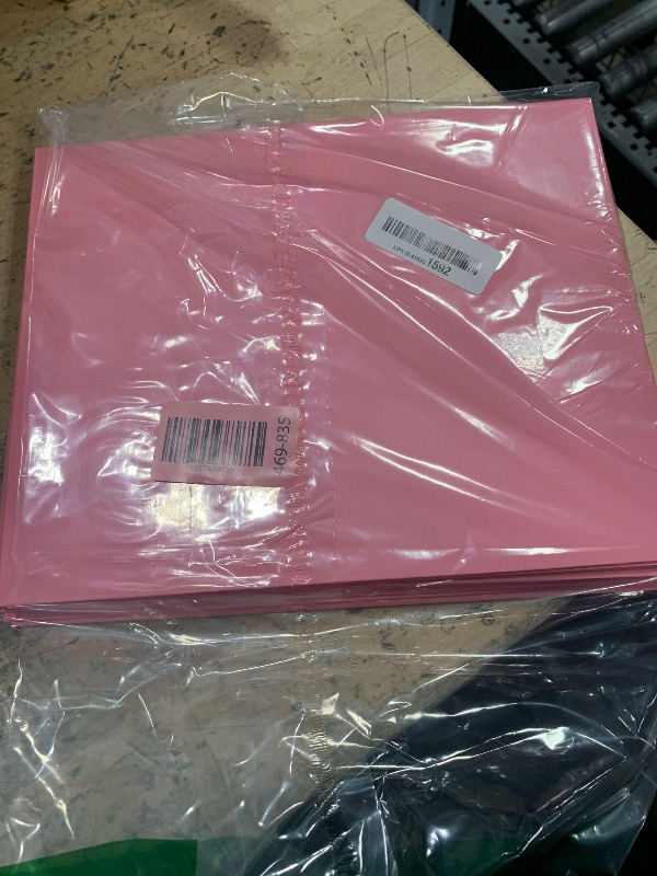 Photo 1 of 10 Pack Two Pocket Folders, Pink, Strong Thick Paper Folders, for Letter Size, by ACTIVITYya