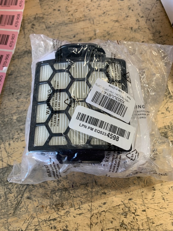 Photo 1 of 1 HEPA Filter & 2 Set of Foam Filters for Shark Navigator NV150 NV251 NV255 & Zero-M ZU62 ZU62C ZU60 Upright Shark Vacuum Filter Replacement Part 1238FT60 1239FT60